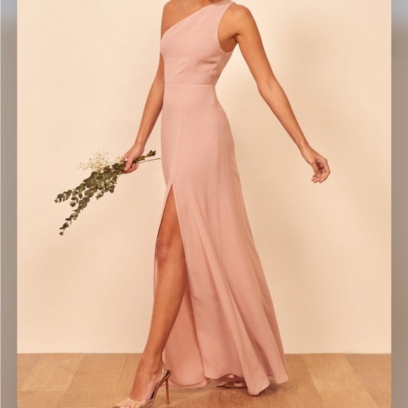 Reformation Dresses New Reformation Evelyn Maxi Dress In Blush Size
